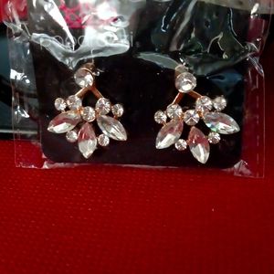 Paparazzi gold post crystal Constellation earrings.